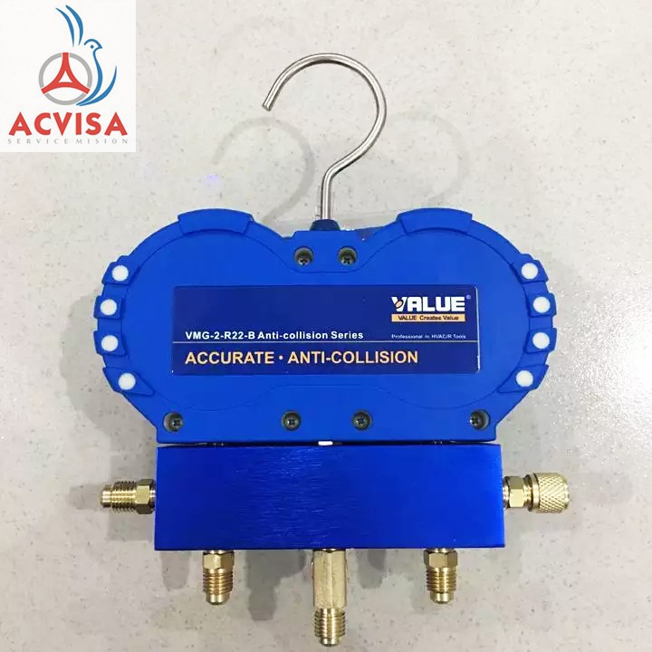 Đồng Hồ Gas Đôi VALUE Model: VMG-2-R22-B-03 (Không Dây)