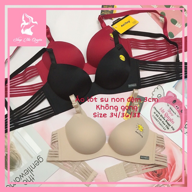 Áo lót nữ su đúc dây lưng kiểu lạ thoáng khí, mút đệm 3cm nâng ngực nhẹ nhàng