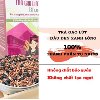 Trà Gạo Lứt Rẫy, Đậu Đen Xanh Lòng Rang Mọc, Tốt Cho Sức Khỏe, Ngủ Ngon, Tinh Thần Sảng Khoái, Hỗ Trợ Giảm Đường Huyết
