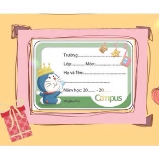 Nhãn Vở Campus NT-D5A-12 Doraemon