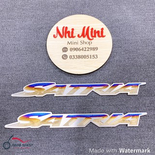 Tem chữ nổi Satria Titan