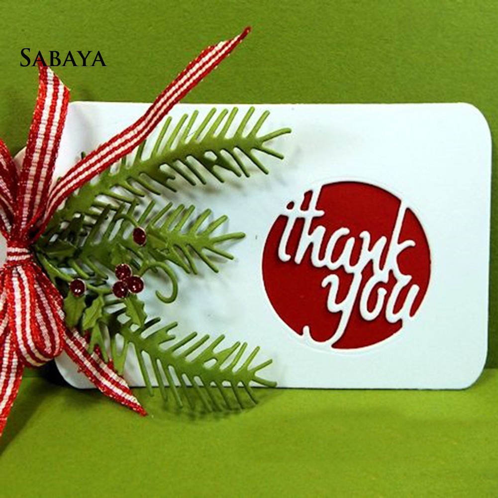 Bộ khuôn cắt trang trí thủ công bằng kim loại làm thiệp giáng sinh