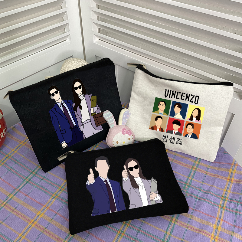 Hộp Đựng Bút Chì Vincenzo Drama | Túi Đựng Bút Chì Tiện Dụng Dành Cho Học Sinh | Vincenzo Fankit | Vincenzo Cassano