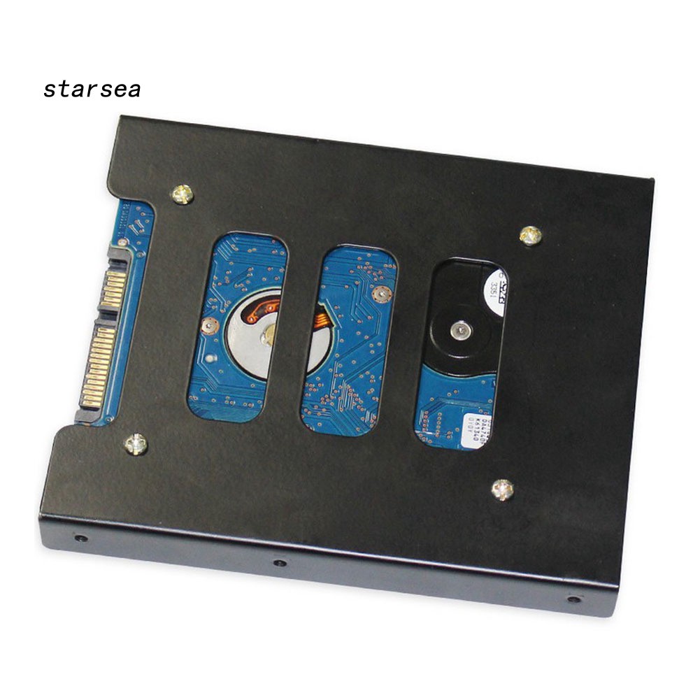 STSE_Metal 2.5 inch to 3.5 inch Hard Drive Bracket SSD Solid State Disk Caddy Tray