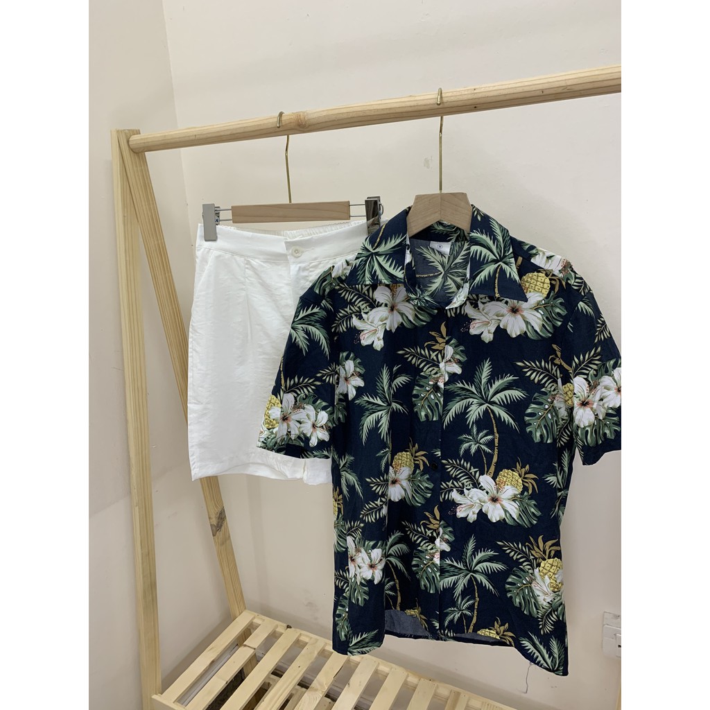 Áo sơ mi hoa quả đi biển  phong cách dạo phố, du lịch mẫu hè hot 2021 chất KATE THÁI ( đủ size) | BigBuy360 - bigbuy360.vn