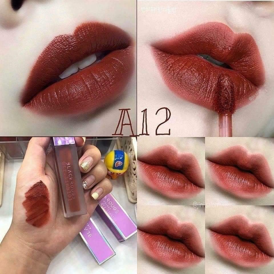 Son Black Rouge air fit velvet tint kem lì mịn môi 36.6g có ảnh shop chụp