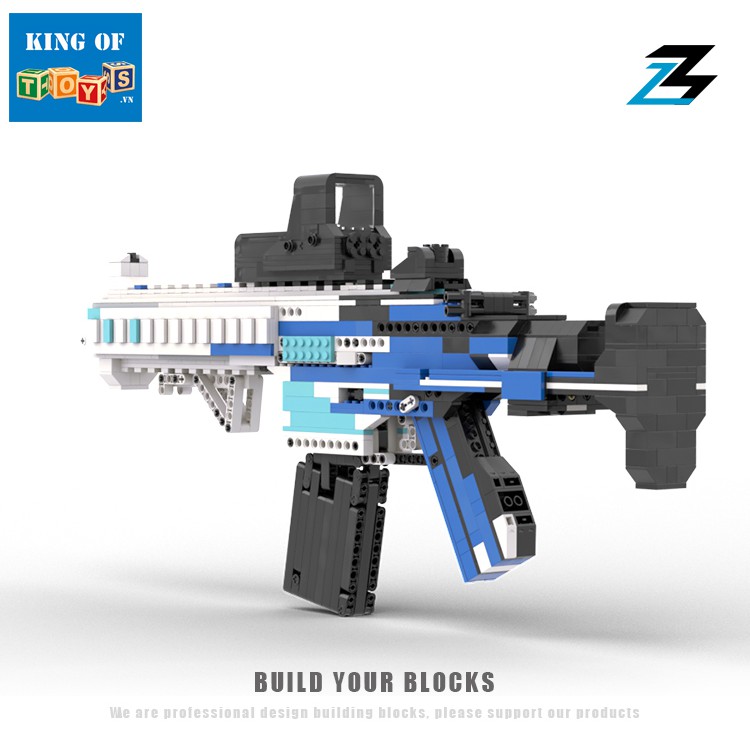 Đồ Chơi Lắp Ráp Kiểu LEGO PUBG Mô Hình M416 (HK416C) Black Ice Với 1200+ Mảnh Ghép, Bản Thiết Kế Tiêu Chuẩn Của Kevin183