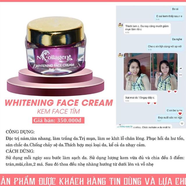 Kem Face collagen cao cấp