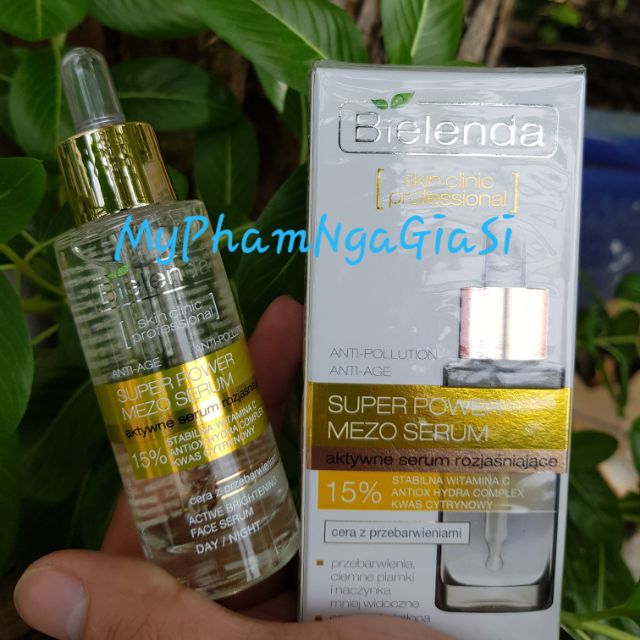 Serum Bielenda vàng cải thiện da nám, Tàn nhang, làm trắng Da