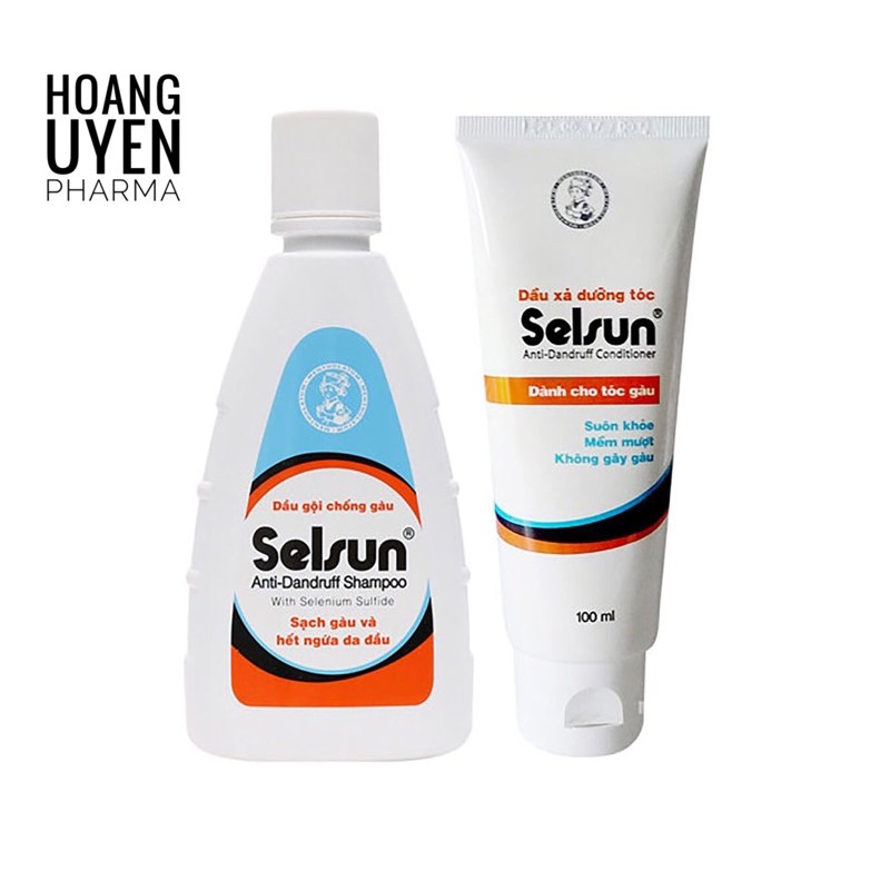 Dầu gội và xả chống gàu Selsun 100ml