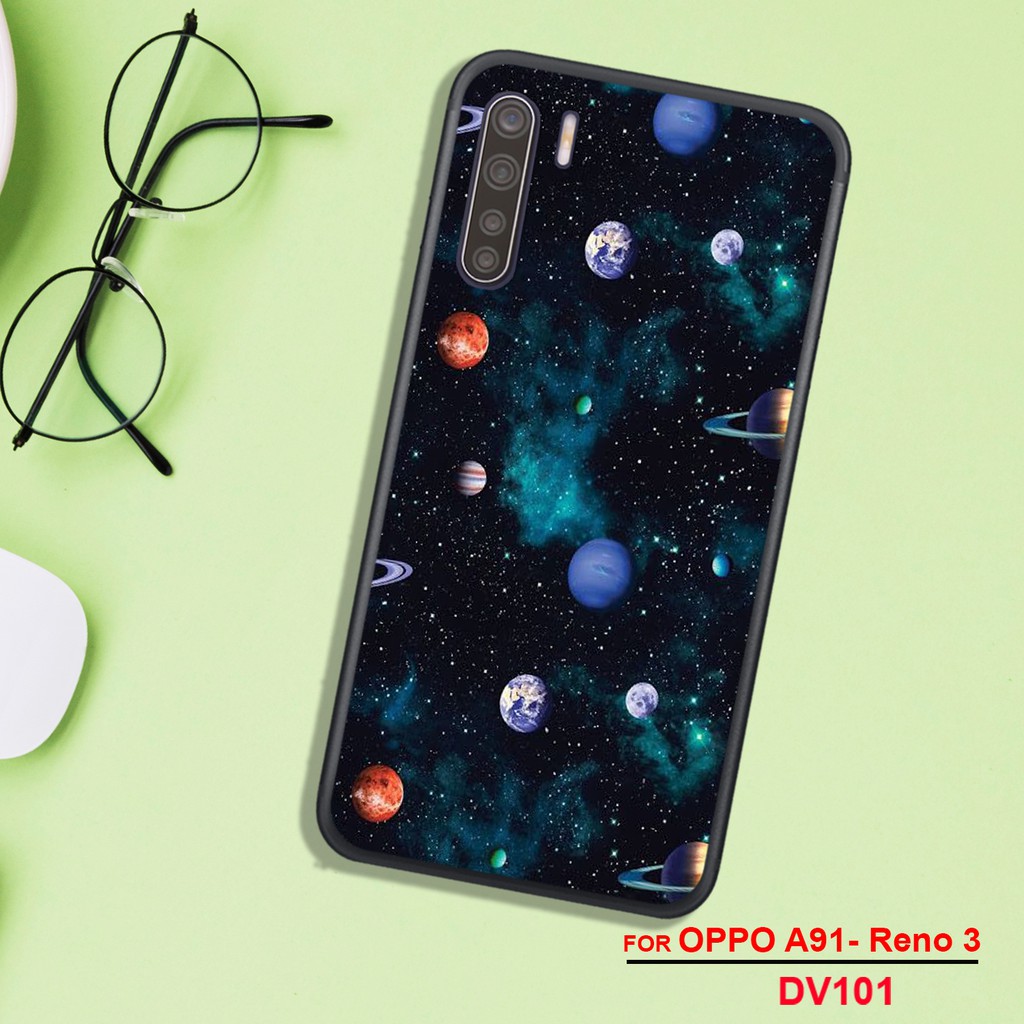 ỐP LƯNG OPPO A91 - OPPO RENO 3 IN HÌNH VŨ TRỤ