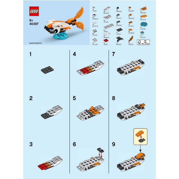 40397 Đồ chơi lắp ráp Iego KOI Fish polybag - Xếp hình cá KOI