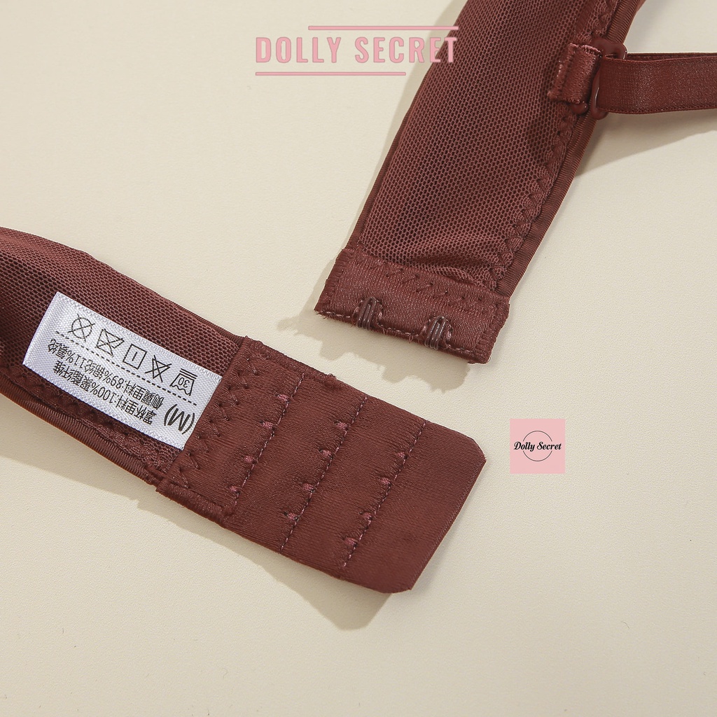 Áo Lót Đúc Su Nước Màu Trơn Siêu Nhẹ Không Gọng Xuất Nhật Basic DOLLY SECRET A04