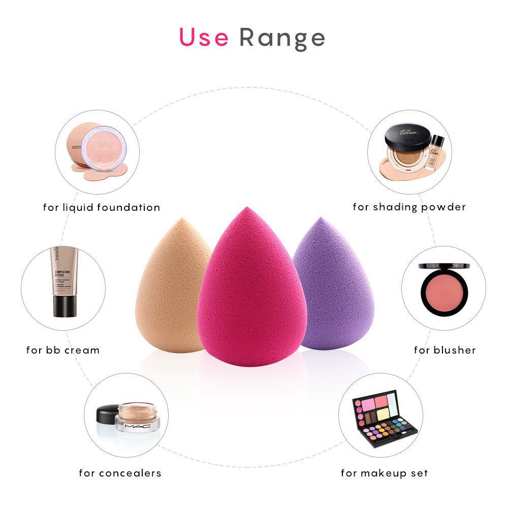 Mút Tán Kem Nền Trang Điểm Màu Ngẫu Nhiên Màu Sắc | BigBuy360 - bigbuy360.vn