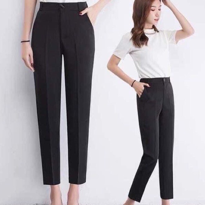 Quần Công Sở Nữ - Quần Baggy Nữ Cao Cấp Dáng Vừa Thanh Lịch Cho Nàng Công Sở