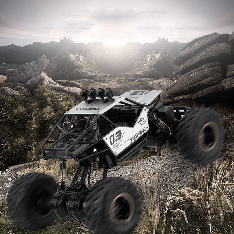 RC ROCK CRAWLER Bộ Xe Leo Núi Điều Khiển Từ Xa 1: 16 4wd 2.4ghz Kèm Phụ Kiện