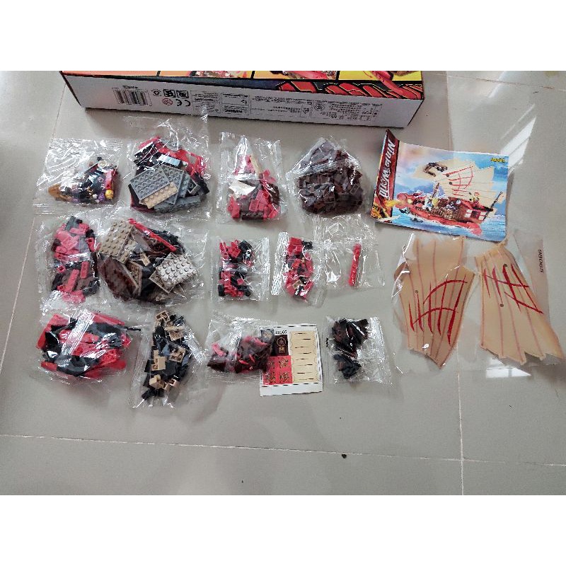 Lego Ninjago - Mô hinh ninja 4029 Siêu Tàu Chiến Destiny's Bounty bản rút gọn 566pcs
