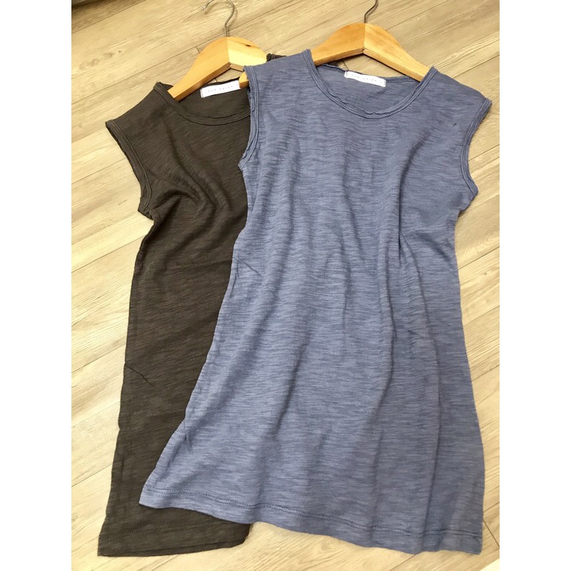 Đầm cotton xước sát nách cho bé gái