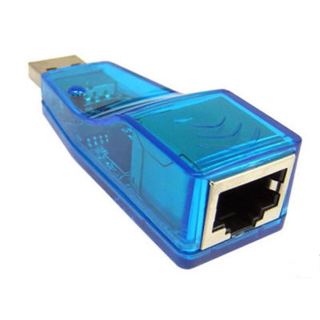 Bộ chuyển đổi USB ra LAN RJ45 (Xanh)