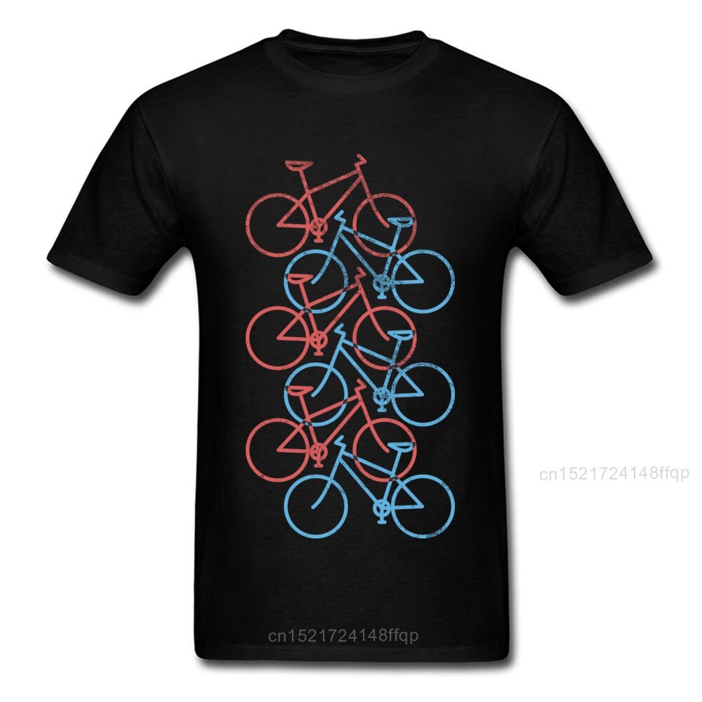 Biker T-shirt Bicycle Print T Shirt Men Pedal On My Friends Tshirts Minimalist Cartoon Tops Black Tees Summer Cotton Clothing