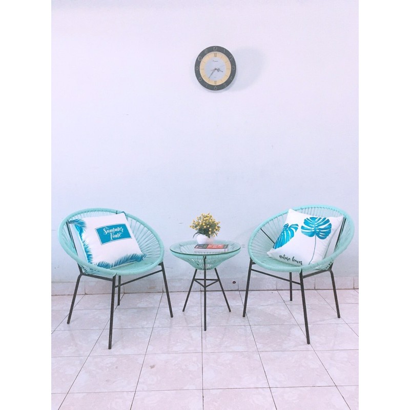 Gối Vải Bố 45x45 cm dành cho ghế mây nhựa - sofa