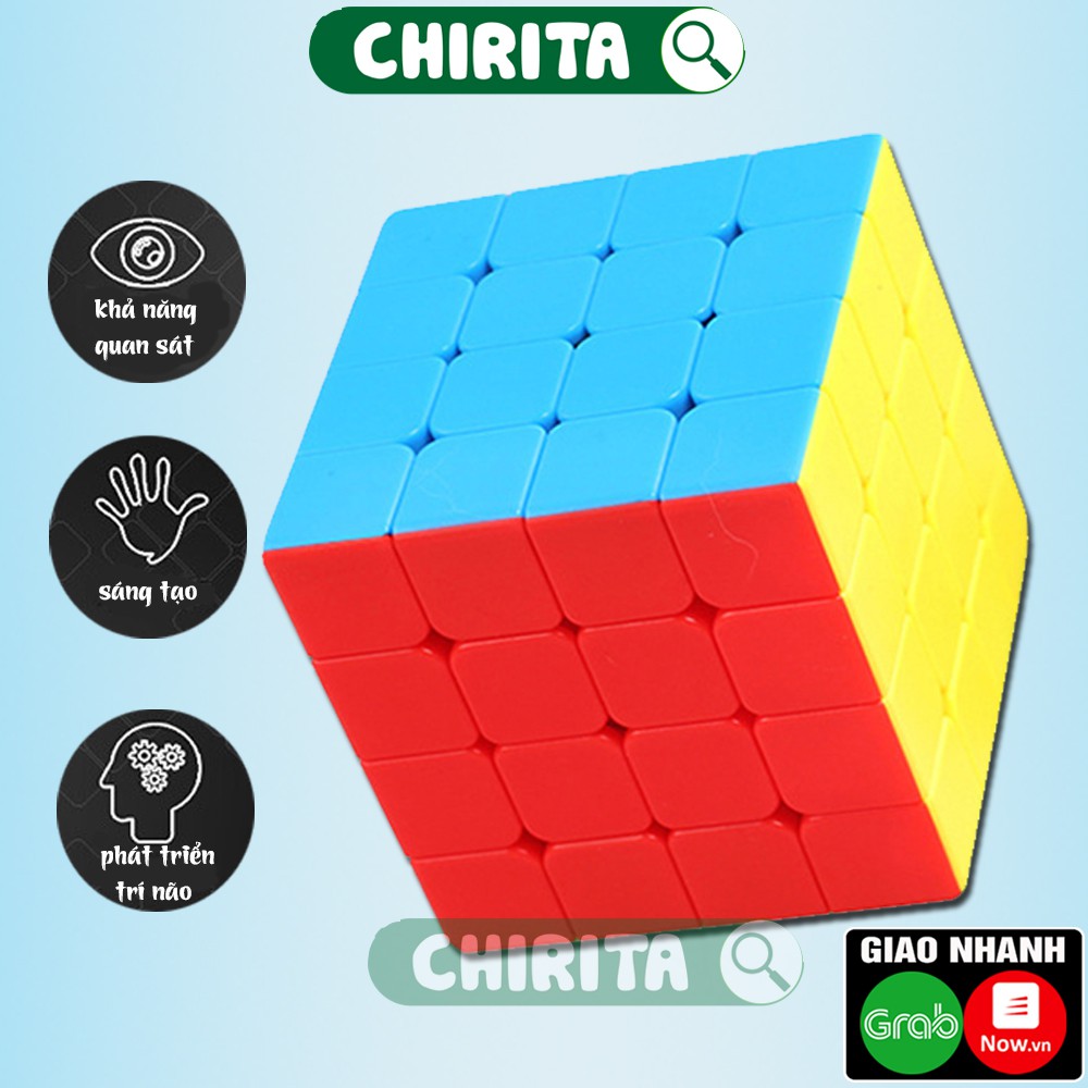 Đồ Chơi Rubik 4x4  Magic Cube Không Viền Cao Cấp KINGDOM Toys - Rubik 4x4x4 - Chirita RB025