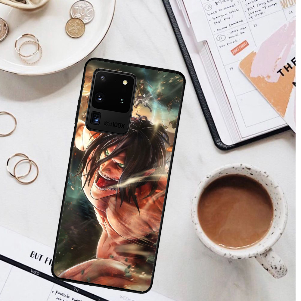 Ốp Điện Thoại Silicone Mềm Chống Sốc In Hình Attack On Titan Aot Eren Gambar Eri Cho Redmi 5 Plus 5a 7 7a 9c Note 5a 6 8t S2