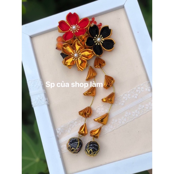 Kẹp tóc Kanzashi Lolita - Cosplay