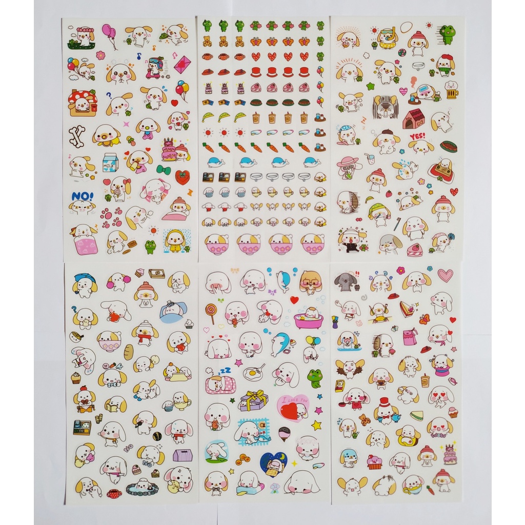 Sticker cute nhiều họa tiết hình ảnh dễ thương, nhiều mẫu chọn ngẫu nhiên
