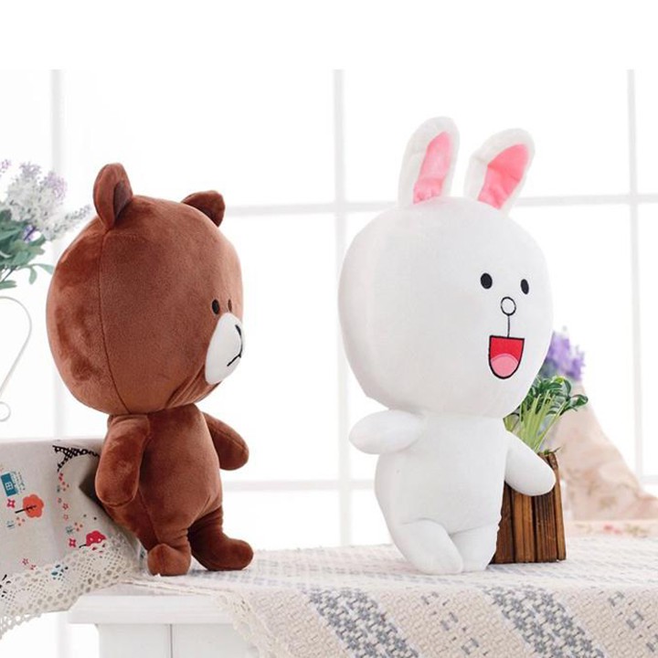 Gấu bông hình thỏ Brown hoặc gấu bông hình thỏ Cony kích thước 40cm siêu dễ thương