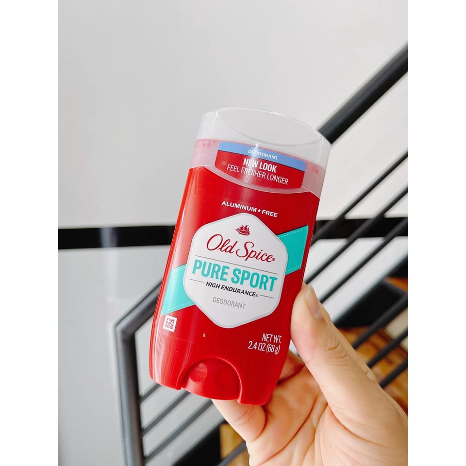 Lăn Khử Mùi Nam Dạng Sáp Old Spice Pure Spot High Endurance Deodorant 68g [Mỹ]