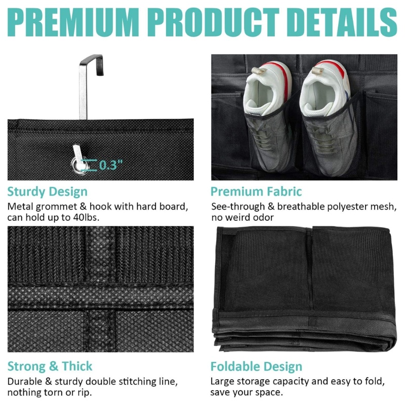 Youyo Kệ Treo Giày Trên Cửa Tổ Chức