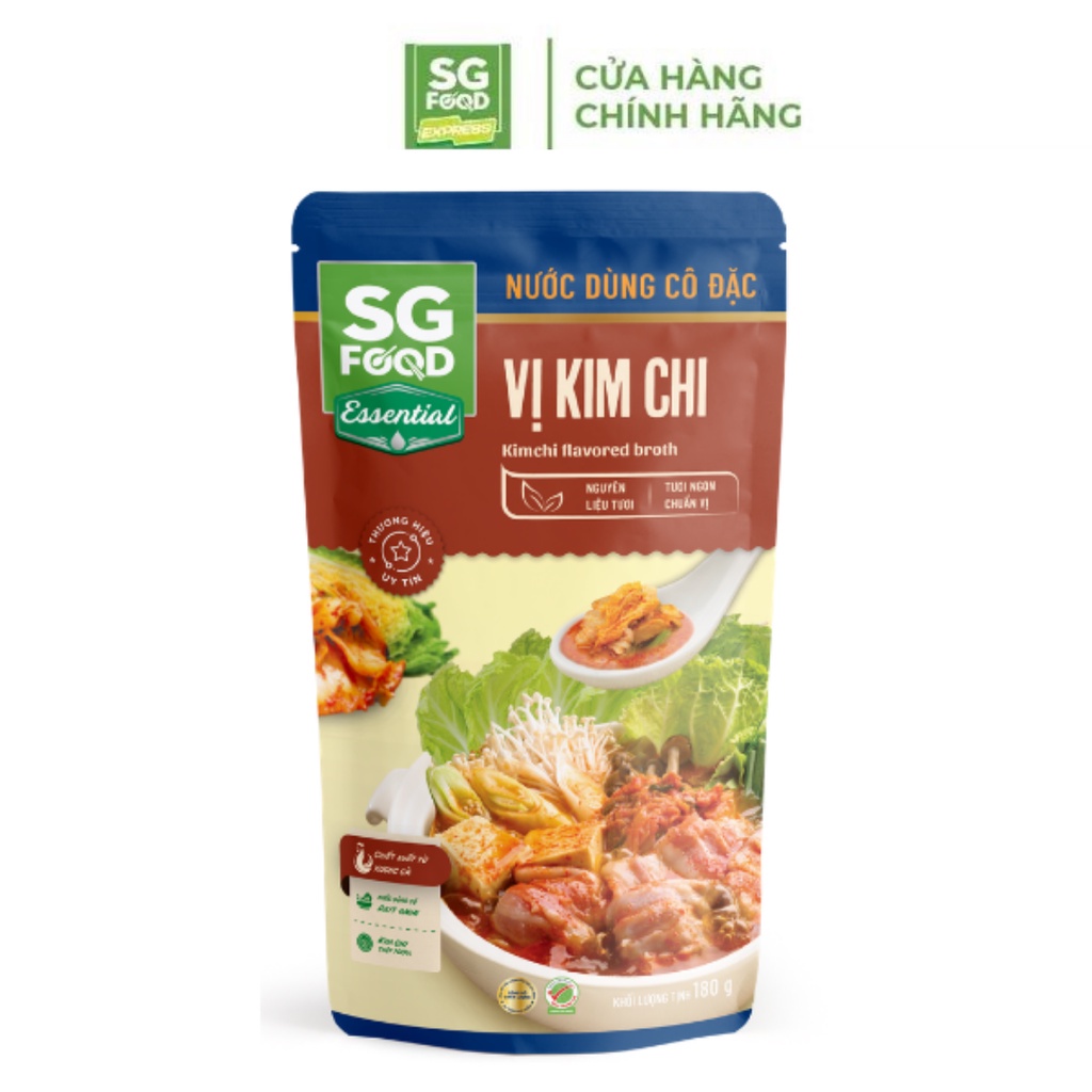 Nước Dùng Cô Đặc Vị Kim Chi Sài Gòn Food 180g