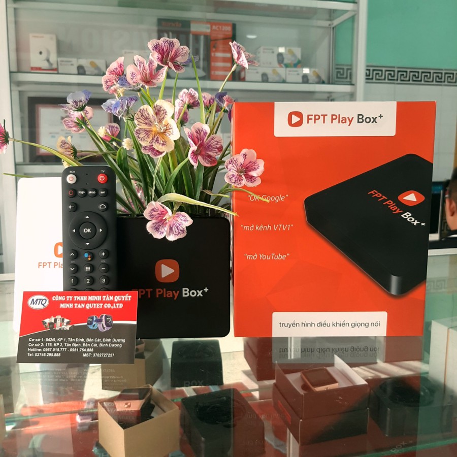 Đầu thu kỹ thuật số FPT Play Box -  Hệ điều hành AndroidTV 10 - Tặng chuột không dây