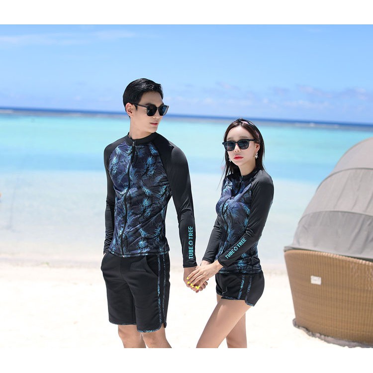 Đồ bơi nam tay dài có dây kéo | BigBuy360 - bigbuy360.vn