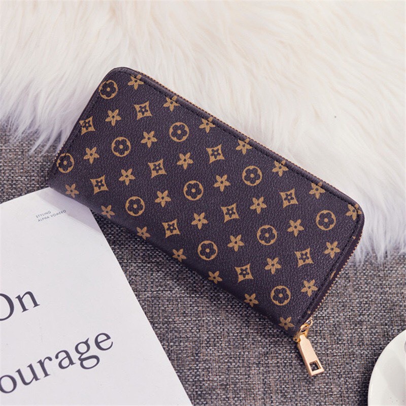 Ví nữ đựng tiền nhiều ngăn dáng dài 281 chất da cao cấp phong cách thanh lịch