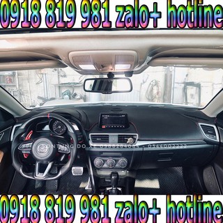 THẢM TAPLO MAZDA 3 2017 - 2019 DA CARBON CAO CẤP CÓ CHỐNG TRƯỢT