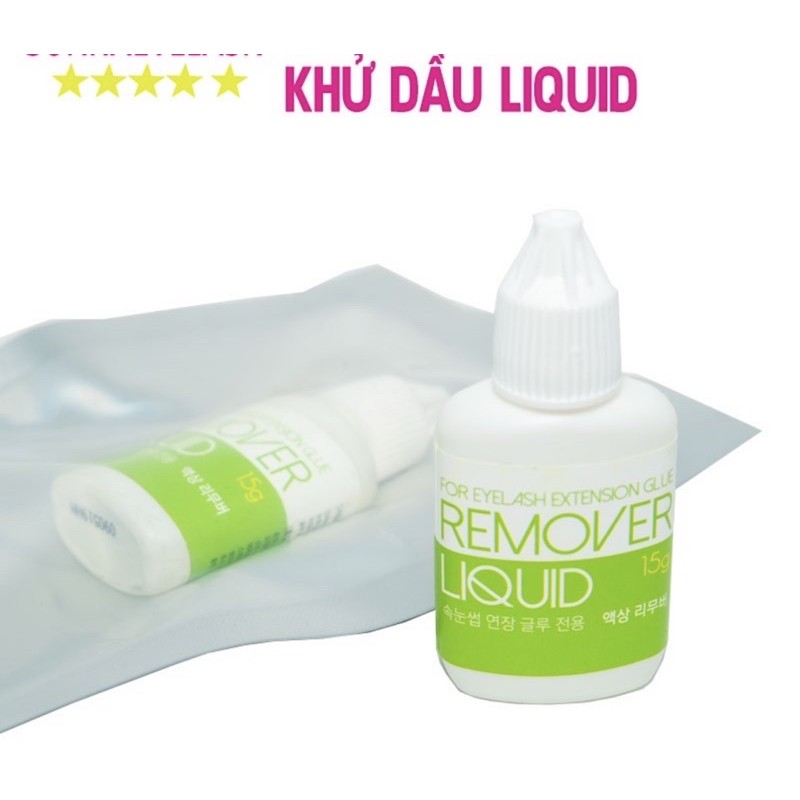 Khử dầu trên mi remover liquid -dụng cụ nối mi - QUYÊN QUYÊN