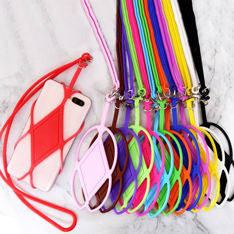 Dây Đeo Điện Thoại HdoorLink Bằng Silicon Họa Tiết Ren Xinh Xắn Tiện Dụng