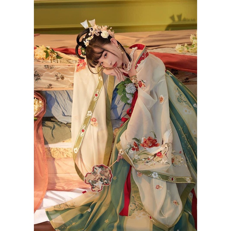 Cổ trang nữ dáng Nam Bắc Triều/ Đường tay rộng