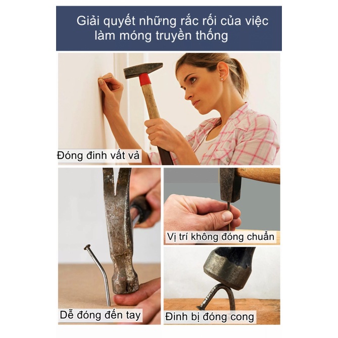Dụng cụ hỗ trợ đóng đinh bê tông, thi công cơ điện, đóng đinh tường ST18