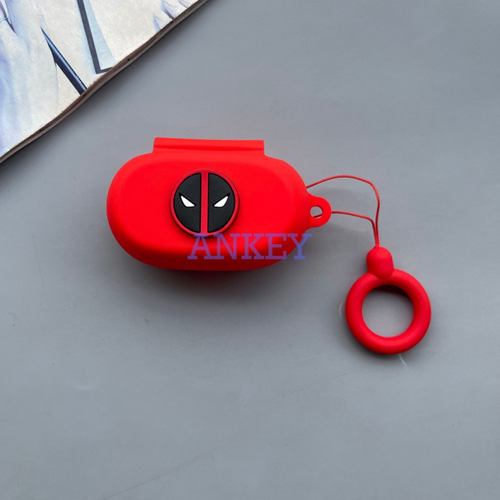 Jabra Elite 7 Pro / Elite 7 Active Vỏ Bảo Vệ Hộp Sạc Tai Nghe Hình Deadpool Hoạt Hình Đáng Yêu