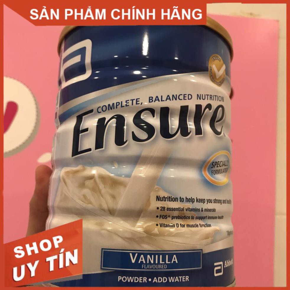 ( CHUẨN AIR) Sữa ENSURE úc 850gr Vani CHUẨN ÚC