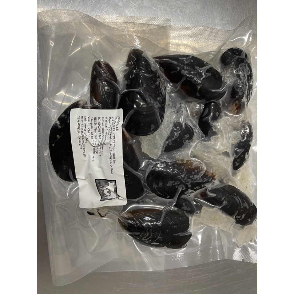 - Vẹm xanh Chile nguyên vỏ - 250gram