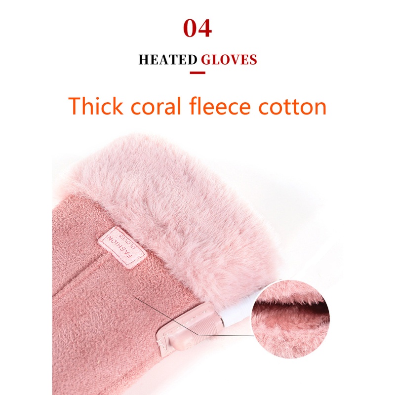 Găng Tay Sưởi Ấm Màn Hình Cảm Ứng Có Thể Sạc Lại Bằng Cổng USB Dành Cho Bạn