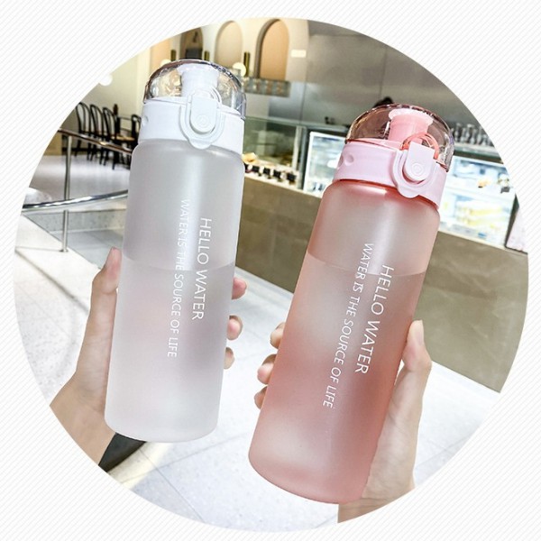 Bình nước thể thao cao cấp Hello Water 780ML đựng nước đi tập gym/ thể thao ngoài trời/ đi học làm việc