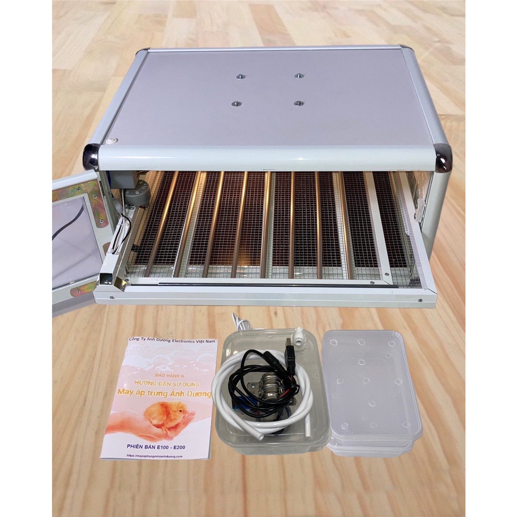 Máy Ấp Trứng Nam An F50 - công suât 54 quả - Tặng máy phun sương tự động tự hút nước ngoài