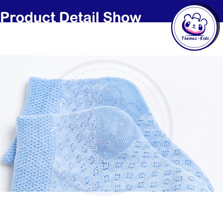 Set 5 Đôi Vớ Phối Lưới Thoáng Khí Thoải Mái Dễ Thương Cho Bé 0-7 Tuổi