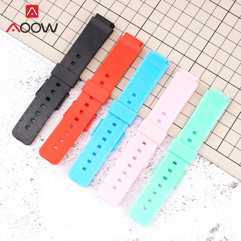 Dây Đeo Thay Thế Bằng Nhựa Màu Đen Chống Nước Thể Thao Cho Casio MW-59 MQ-24 MQ-27 MQ-76 16mm