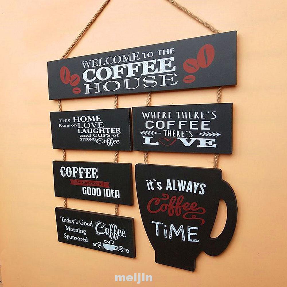 Living Room Bedroom Multifunction Home Decor Gifts Retro Friends Rustic Coffee Bar Sign